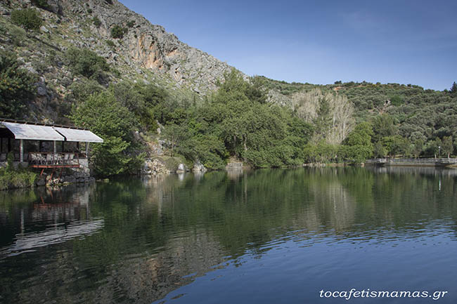 Η λίμνη Ζαρού στο Ηράκλειο.