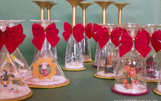 Χριστουγεννιάτικα Κηροπήγια από Ποτήρια Μίας Χρήσης.