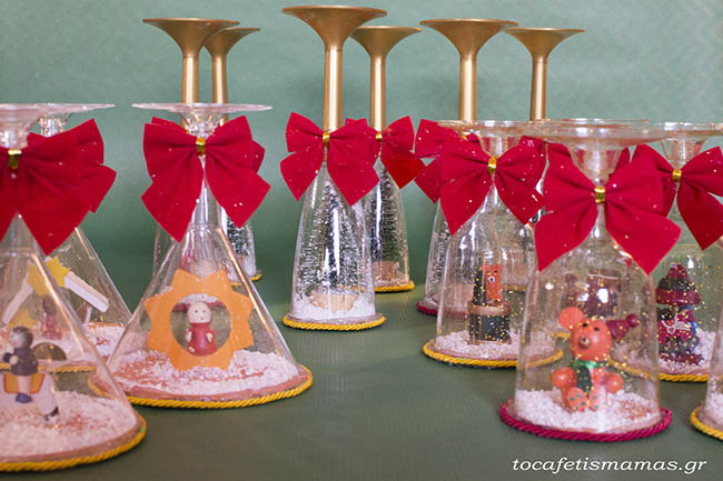 Χριστουγεννιάτικα Κηροπήγια από Ποτήρια Μίας Χρήσης.