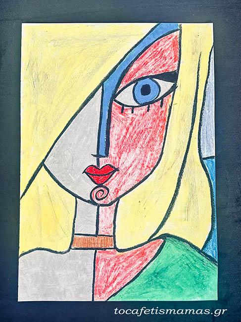 Πορτρέτα γυναικών με κηρομπογιές.