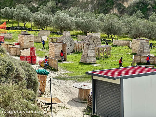 Πάρτι γενεθλίων με θέμα paintball.